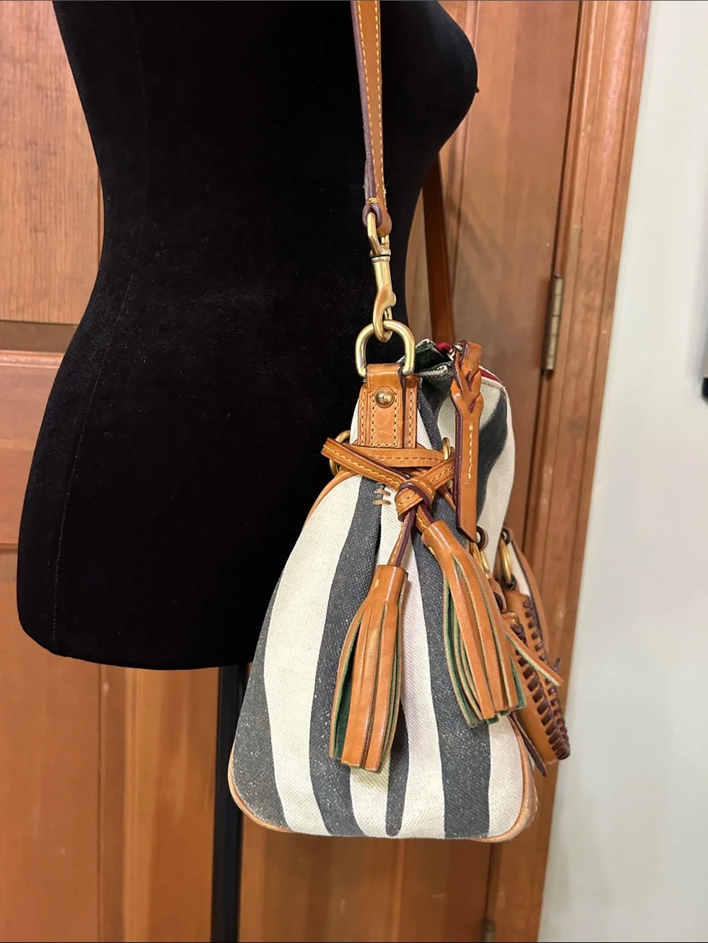 Dooney and  Bourke Zebra Satchel